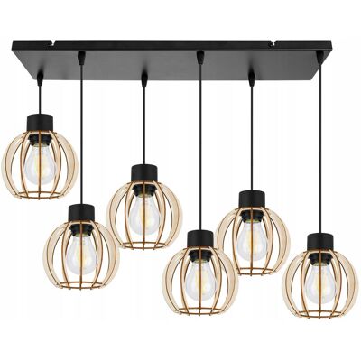 OEM Lámpara Colgante, Lámpara De Techo, Madera, Pantalla Led OEM Lámpara Colgante, Lámpara De Techo, Madera, Pantalla Led