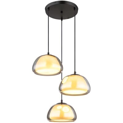 Globo - Lámpara Colgante - Jella - Negro - Vidrio - Ø 50cm - E14 Globo - Lámpara Colgante - Jella - Negro - Vidrio - Ø 50cm - E14