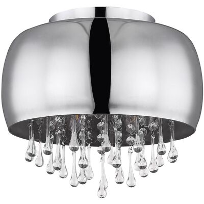 Lámpara de Techo Globo Lighting KALLA Cromo - Vidrio Ahumado, 5 x E14 Lámpara de Techo Globo Lighting KALLA Cromo - Vidrio Ahumado, 5 x E14