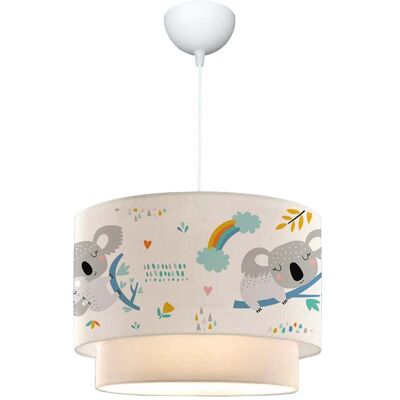 HELLOSHOP26 Modelo 03_0007546 Lámpara colgante blanca con koala HELLOSHOP26 Modelo 03_0007546 Lámpara colgante blanca con koala
