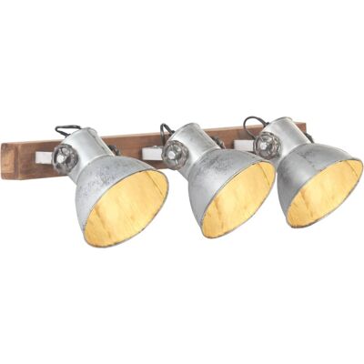 Lámpara de pared industrial plateada vidaXL 65x25 cm - Lámpara de pared Lámpara de pared industrial plateada vidaXL 65x25 cm - Lámpara de pared