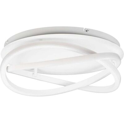 Lucande Aldric Blanco Aluminio LED Lámpara de Techo LED Lucande Aldric Blanco Aluminio LED Lámpara de Techo LED