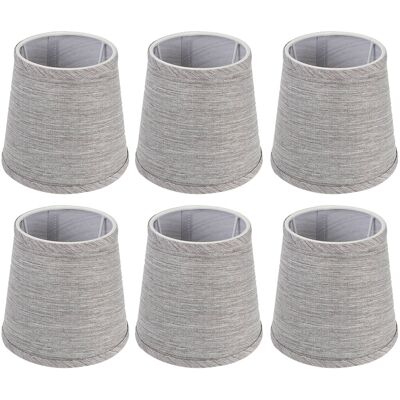 OEM 6 Pantallas De Lámpara Modernas De Tela Con Película Interior, Estilo Europeo Para Lámpara De Araña O Aplique De Pared Con Casquillo E14. OEM 6 Pantallas De Lámpara Modernas De Tela Con Película Interior, Estilo Europeo Para Lámpara De Araña O Aplique De Pared Con Casquillo E14.