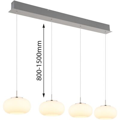 GLOBO LIGHTING LED Lámpara Colgante - Moderna, Ajustable, 20cm GLOBO LIGHTING LED Lámpara Colgante - Moderna, Ajustable, 20cm