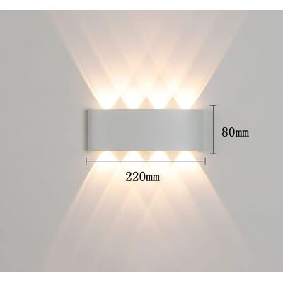 OEM Aplique De Pared Cuadrado Decorativo De Aluminio, 110-220v, Para Sala De Estar, Escalera, Led De 8w - Blanco (se Requiere Cable De Alimentación). OEM Aplique De Pared Cuadrado Decorativo De Aluminio, 110-220v, Para Sala De Estar, Escalera, Led De 8w - Blanco (se Requiere Cable De Alimentación).