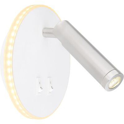 Lámpara de Pared Moderna Blanca - Globo Lámpara de Pared Moderna Blanca - Globo