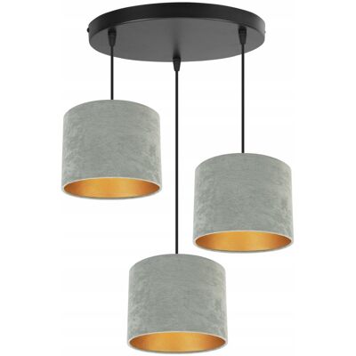 OEM Elegante Lámpara Colgante, Lámpara De Techo Dorada, Pantalla De Terciopelo OEM Elegante Lámpara Colgante, Lámpara De Techo Dorada, Pantalla De Terciopelo