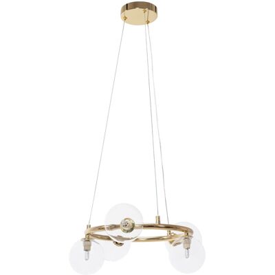 Toolight Lámpara de suspensión dorada - G9 - 6 puntos - Iluminación moderna Toolight Lámpara de suspensión dorada - G9 - 6 puntos - Iluminación moderna