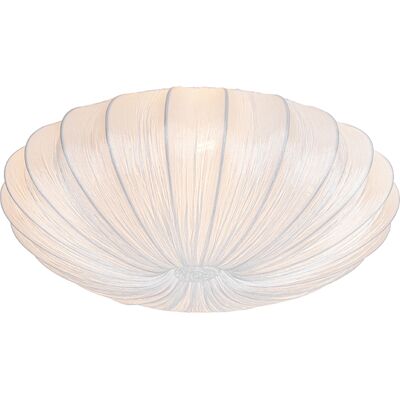 Qazqa Lámpara de Techo Seda Blanca Japandi - 5 Luces - E27 Qazqa Lámpara de Techo Seda Blanca Japandi - 5 Luces - E27