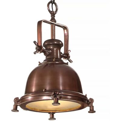 HELLOSHOP26 Lámpara Colgante Ajustable 35 X 35 X 153 Cm Estilo Industrial Decoración Moderna De Aluminio Cobre 020047210 HELLOSHOP26 Lámpara Colgante Ajustable 35 X 35 X 153 Cm Estilo Industrial Decoración Moderna De Aluminio Cobre 020047210