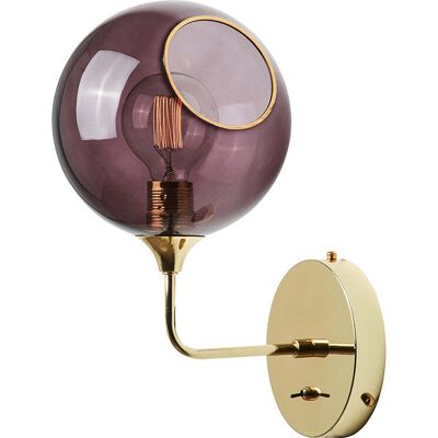 GREENICE Aplique De Pared Ballroom Purple Rain Ø370mm E27 Sin Bombilla GREENICE Aplique De Pared Ballroom Purple Rain Ø370mm E27 Sin Bombilla