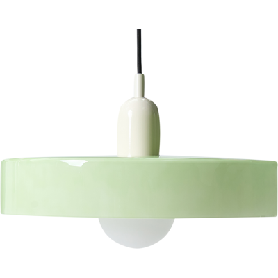 BELIANI Lámpara Colgante De Vidrio Con Pantalla Circular Luminaria Moderna Verde Menta Paala BELIANI Lámpara Colgante De Vidrio Con Pantalla Circular Luminaria Moderna Verde Menta Paala