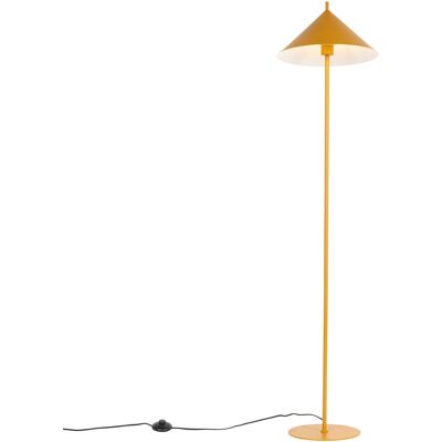 Diseño Lámpara De Pie De Diseño Amarilla - Triangolo Acero Redonda Adecuado Para Led Max. 1 X 25 Watt - Qazqa Diseño Lámpara De Pie De Diseño Amarilla - Triangolo Acero Redonda Adecuado Para Led Max. 1 X 25 Watt - Qazqa