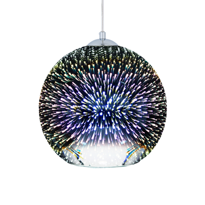 BELIANI Lámpara De Techo Colgante Bola De Cristal Plateada Decoración Moderna Para La Sala De Estar Sessera BELIANI Lámpara De Techo Colgante Bola De Cristal Plateada Decoración Moderna Para La Sala De Estar Sessera