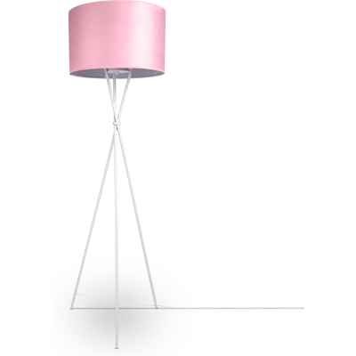 Lámpara de Pie PACO HOME Kate uni Color - 177.5cm Velour Rosa Lámpara de Pie PACO HOME Kate uni Color - 177.5cm Velour Rosa