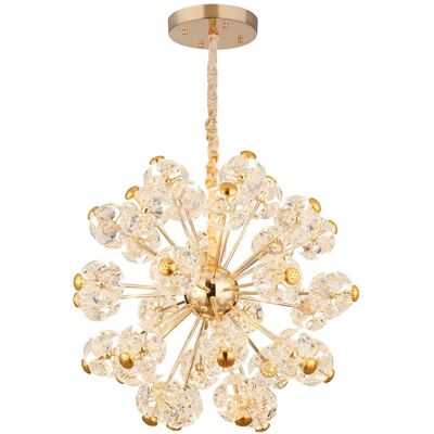GLOBO LIGHTING Globo - Lámpara Colgante - Floriella - Dorado - Vidrio - Ø 80cm - GLOBO LIGHTING Globo - Lámpara Colgante - Floriella - Dorado - Vidrio - Ø 80cm -