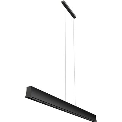 Lampara Lineal Hanok Negra Luz Led 4000k - Mantra Ref 7545 Lampara Lineal Hanok Negra Luz Led 4000k - Mantra Ref 7545
