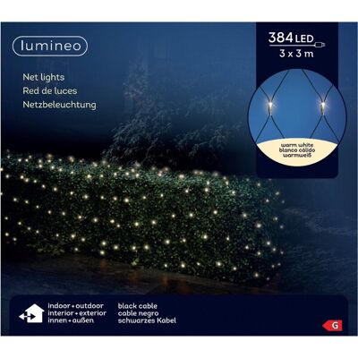Luz de red LED Iperbriko 300x300cm Blanco cálido Luz de red LED Iperbriko 300x300cm Blanco cálido