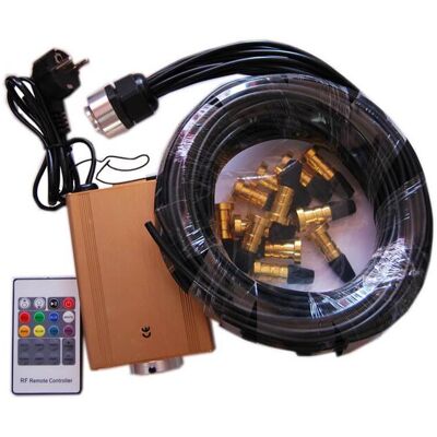 DESINEO Kit De Iluminación De Fibra Óptica Blanco Cálido 16w Para Sauna / Hammam (12 Puntos De Luz) DESINEO Kit De Iluminación De Fibra Óptica Blanco Cálido 16w Para Sauna / Hammam (12 Puntos De Luz)