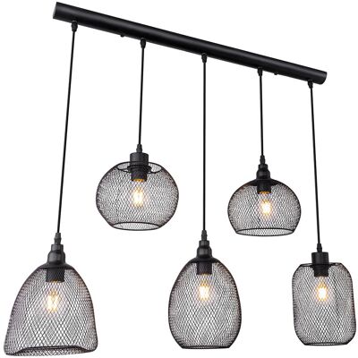 Lámpara Colgante Anya Negra Globo Lighting - Iluminación Interior Lámpara Colgante Anya Negra Globo Lighting - Iluminación Interior