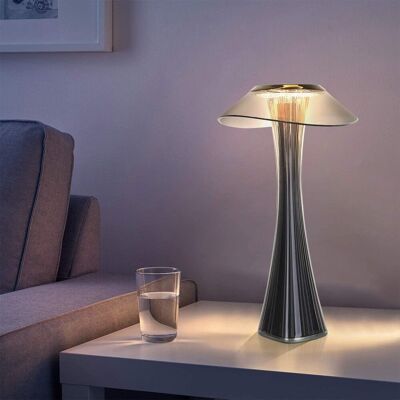 OEM Lámpara De Mesa Recargable De Diseño, Lámpara De Mesa Led Táctil Regulable - Titanio, Lámpara De Mesita De Noche Usb De 3 W, Lámpara De Escritorio Inalámbrica Con Batería Y Pantalla Para Dormitorio, S OEM Lámpara De Mesa Recargable De Diseño, Lámpara De Mesa Led Táctil Regulable - Titanio, Lámpara De Mesita De Noche Usb De 3 W, Lámpara De Escritorio Inalámbrica Con Batería Y Pantalla Para Dormitorio, S