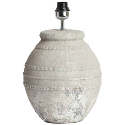 LIGHT & LIVING Lámpara De Mesa - Gris - Ventura - Cerámica - Luminaria LIGHT & LIVING Lámpara De Mesa - Gris - Ventura - Cerámica - Luminaria