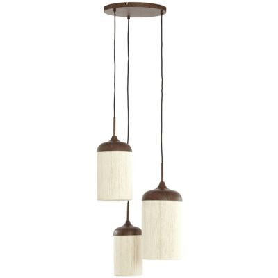 LIGHT & LIVING Lámpara Colgante - Beige Crema - Danialo - Metal - Ø 35cm - E27 - LIGHT & LIVING Lámpara Colgante - Beige Crema - Danialo - Metal - Ø 35cm - E27 -