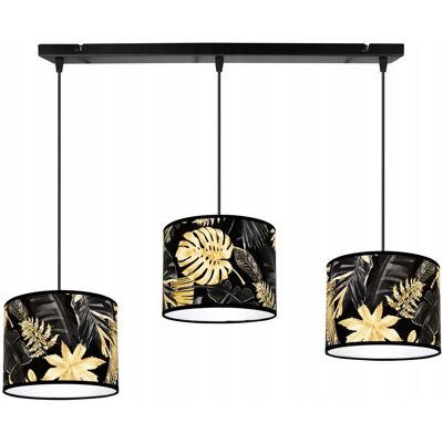 OEM Lámpara De Techo Colgante, Pantalla, Flores Doradas, Led OEM Lámpara De Techo Colgante, Pantalla, Flores Doradas, Led