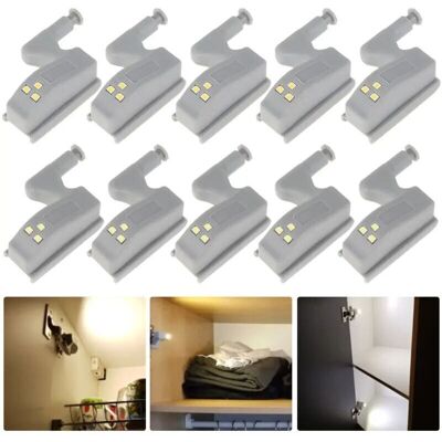 OEM Lámpara Led Abatible Integrada Para Muebles – 10 Unidades, Sensor De Movimiento Automático, Ideal Para Armarios/roperos/luz Nocturna OEM Lámpara Led Abatible Integrada Para Muebles – 10 Unidades, Sensor De Movimiento Automático, Ideal Para Armarios/roperos/luz Nocturna