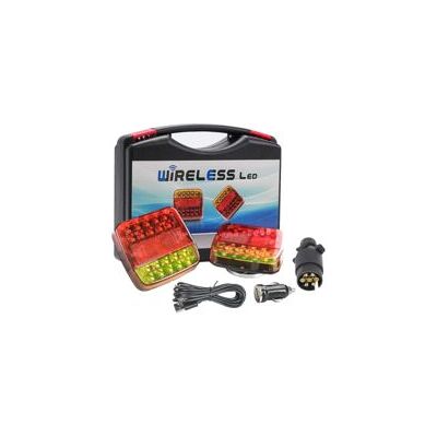 OEM Kit De Iluminación Led Magnética Inalámbrica De 24 V – Luces Traseras Para Remolque, Camión Y Caravana – Fácil Instalación, Alcance De 30 M OEM Kit De Iluminación Led Magnética Inalámbrica De 24 V – Luces Traseras Para Remolque, Camión Y Caravana – Fácil Instalación, Alcance De 30 M
