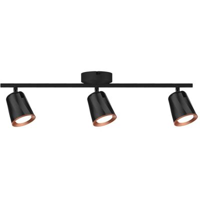 V-tac VT-818 Proyector de Techo - Negro - 3x 5W - 3000K - Ajustable V-tac VT-818 Proyector de Techo - Negro - 3x 5W - 3000K - Ajustable