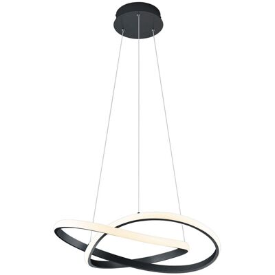 Reality Suspensión Moderna Curso Antracita Negro Led Regulable 27w Ø60 Cm Trio Iluminación Reality Suspensión Moderna Curso Antracita Negro Led Regulable 27w Ø60 Cm Trio Iluminación