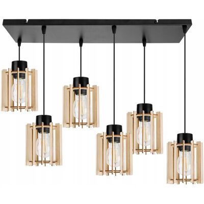 OEM Lámpara Colgante, Lámpara De Techo, Madera, Pantalla Led OEM Lámpara Colgante, Lámpara De Techo, Madera, Pantalla Led