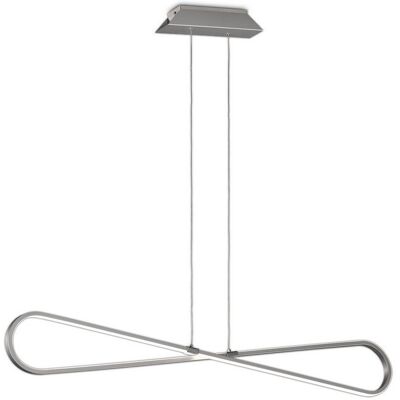Lámpara Colgante Led 42w Serie Bucle Acabado Cromo De Mantra Lámpara Colgante Led 42w Serie Bucle Acabado Cromo De Mantra