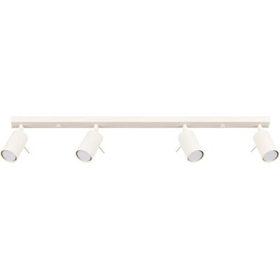 Sollux Lighting Ring Barra de Foco Moderna 4 Lámparas Beige - Lámpara de Iluminación Sollux Lighting Ring Barra de Foco Moderna 4 Lámparas Beige - Lámpara de Iluminación