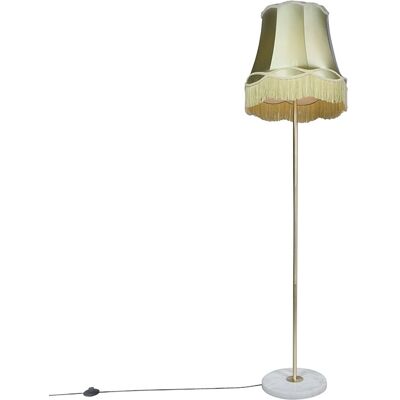 QAZQA Lámpara de pie retro/vintage Granny verde 45cm - Metal/Mármol QAZQA Lámpara de pie retro/vintage Granny verde 45cm - Metal/Mármol