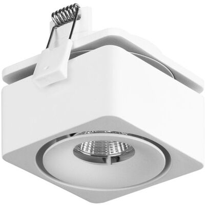 FORLIGHT Plafon De Techo Ip20 Fox Recessed Led 7.1w 3000k Blanco 656lm FORLIGHT Plafon De Techo Ip20 Fox Recessed Led 7.1w 3000k Blanco 656lm