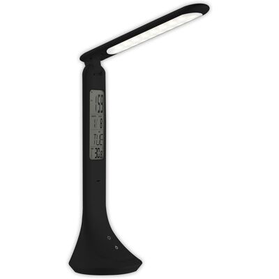 Lámpara de escritorio LED negra Avide con calendario - Lampara Lámpara de escritorio LED negra Avide con calendario - Lampara