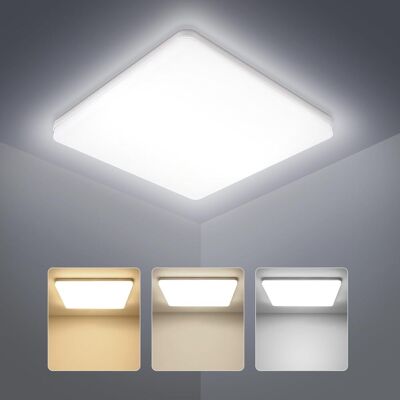 OEM Lámpara De Techo Led Cuadrada De 48 W En Oferta - Luz Blanca Cálida/neutra/fría - Lámpara De Techo Moderna De 4653 Lúmenes - Luminaria De Techo Blanca De Panel Delgado - Ip44 - Lámpara De Techo Para C OEM Lámpara De Techo Led Cuadrada De 48 W En Oferta - Luz Blanca Cálida/neutra/fría - Lámpara De Techo Moderna De 4653 Lúmenes - Luminaria De Techo Blanca De Panel Delgado - Ip44 - Lámpara De Techo Para C