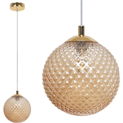 OEM Lámpara Colgante Cannes 1 Pantalla Plana Miel 15cm G9 OEM Lámpara Colgante Cannes 1 Pantalla Plana Miel 15cm G9