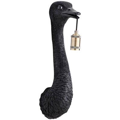 LIGHT & LIVING Aplique De Pared - Ostrich - Negro - Plástico - - Light&living LIGHT & LIVING Aplique De Pared - Ostrich - Negro - Plástico - - Light&living