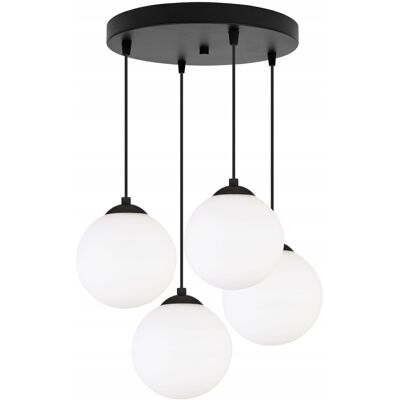 OEM Lámpara De Techo Colgante, Esfera, Negra, Led, 15cm OEM Lámpara De Techo Colgante, Esfera, Negra, Led, 15cm