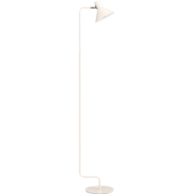 BELIANI Lámpara De Pie Estilo Industrial De Metal Pantalla Cónica Ajustable Blanco Crema Rimava BELIANI Lámpara De Pie Estilo Industrial De Metal Pantalla Cónica Ajustable Blanco Crema Rimava