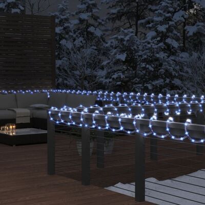 vidaXL Tira de luces 480 LEDs Blanco frío 20 m PVC - Light Hose vidaXL Tira de luces 480 LEDs Blanco frío 20 m PVC - Light Hose