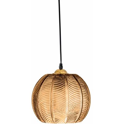 Bloomingville - Adar Pendant Lamp, Brown, Glass (82069076) Bloomingville - Adar Pendant Lamp, Brown, Glass (82069076)