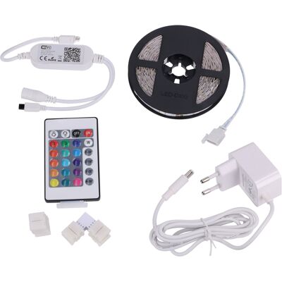 Forlight Tira Led Rgb De 5m 12w Con Control On-off Y Protección Ip20 Para Uso Interior Forlight Tira Led Rgb De 5m 12w Con Control On-off Y Protección Ip20 Para Uso Interior