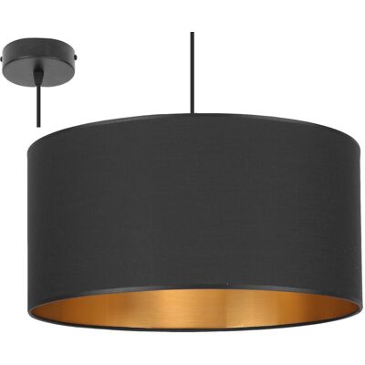 OEM Lámpara Colgante De Techo Con Pantalla Negra, Led, 40cm OEM Lámpara Colgante De Techo Con Pantalla Negra, Led, 40cm
