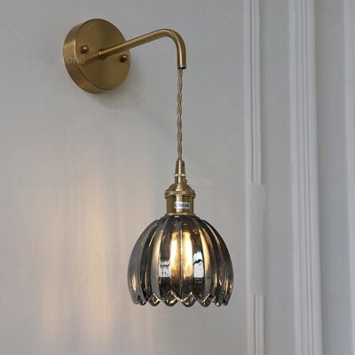 OEM Aplique De Pared Colgante De Estilo Retro, Casquillo E26 Para Interiores, Con Pantalla De Cristal Gris Y Cadena Ajustable, Interruptor Giratorio, Bombilla No Incluida. OEM Aplique De Pared Colgante De Estilo Retro, Casquillo E26 Para Interiores, Con Pantalla De Cristal Gris Y Cadena Ajustable, Interruptor Giratorio, Bombilla No Incluida.