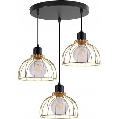 OEM Lámpara De Techo Colgante Lámpara De Araña Pantalla Dorada Loft OEM Lámpara De Techo Colgante Lámpara De Araña Pantalla Dorada Loft