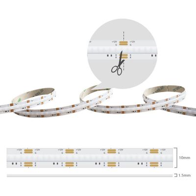SYSLED Ruban Led De 5 Mètres En Cob 432 Led Au Mètre Ip20 SYSLED Ruban Led De 5 Mètres En Cob 432 Led Au Mètre Ip20